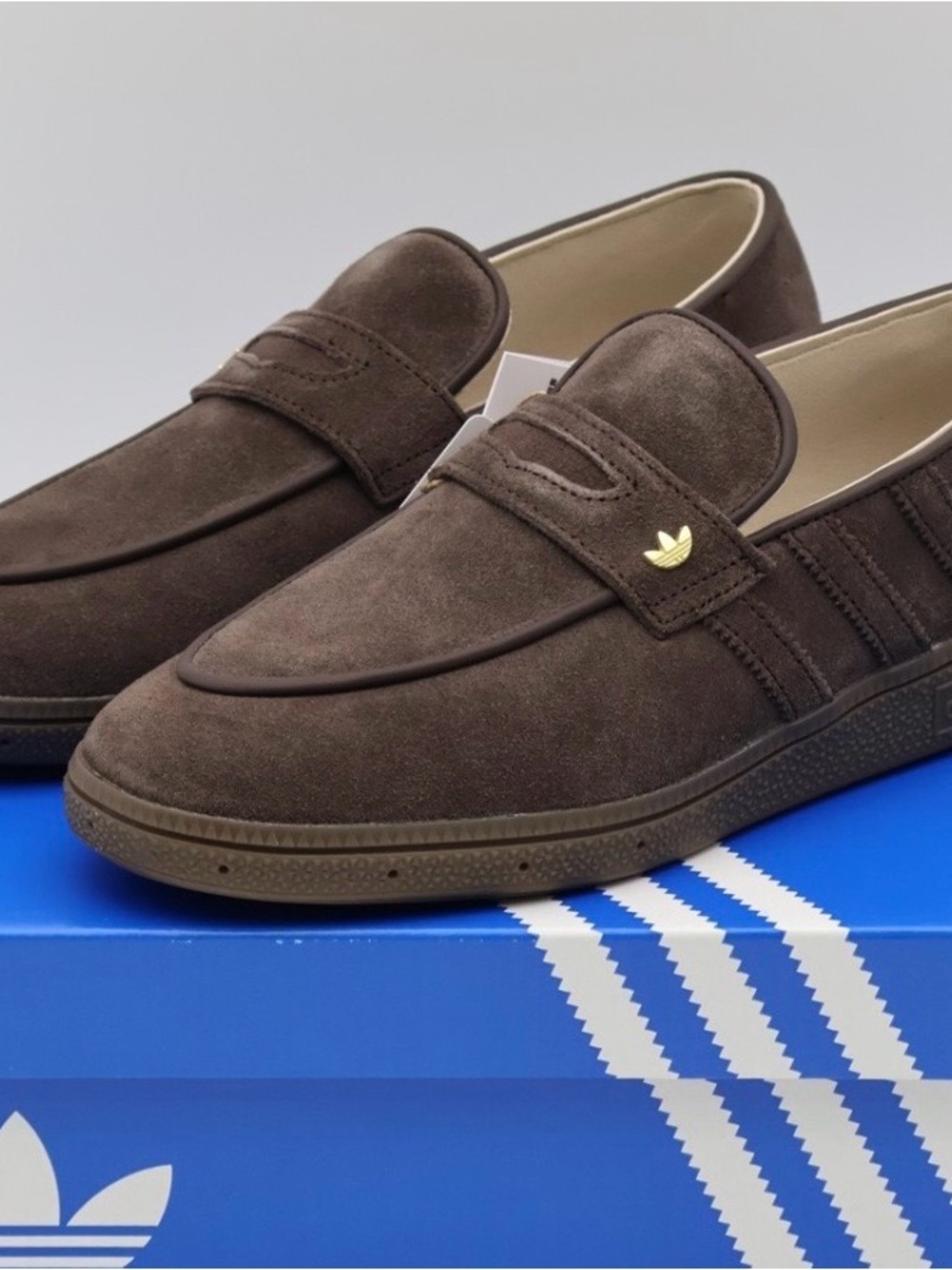 adidas Women’s Brown Suede Penny Sneakers